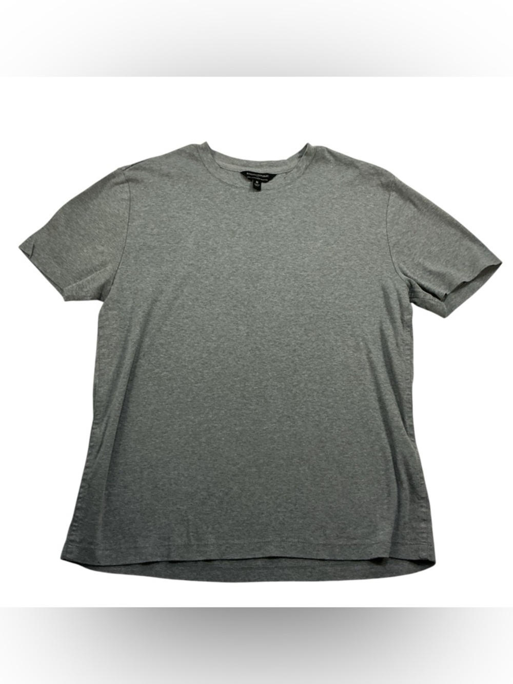 Banana Republic Men's Heather Gray Short Sleeve Luxe Crewneck Tee NWOT